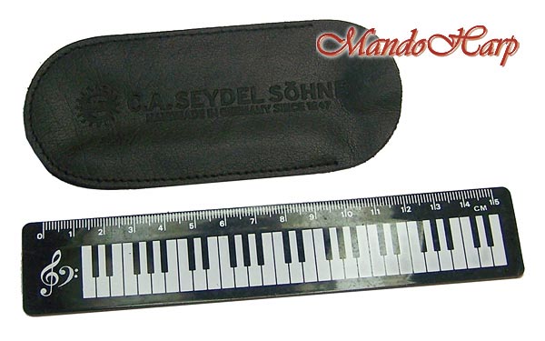 MandoHarp - Seydel Harmonica Bag - 701 Leather Bag for Diatonic/Blues Harmonicas