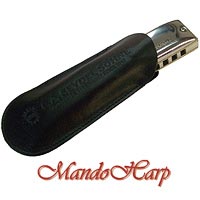 MandoHarp - Seydel Harmonica Bag - 701 Leather Bag for Diatonic/Blues Harmonicas