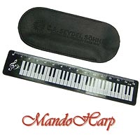 MandoHarp - Seydel Harmonica Bag - 701 Leather Bag for Diatonic/Blues Harmonicas