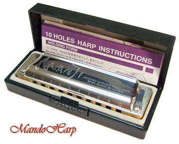 MandoHarp - Suzuki Diatonic Harmonica - M-20 Manji