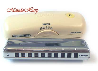MandoHarp - Suzuki MR-350V ProMaster Valved Diatonic Harmonica