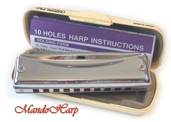 MandoHarp - Suzuki MR-350V ProMaster Valved Diatonic Harmonica