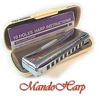 MandoHarp - Suzuki MR-350V ProMaster Valved Diatonic Harmonica