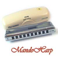 MandoHarp - Suzuki MR-350V ProMaster Valved Diatonic Harmonica