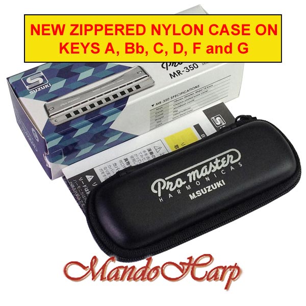 MandoHarp - Suzuki MR-350V ProMaster Valved Diatonic Harmonica