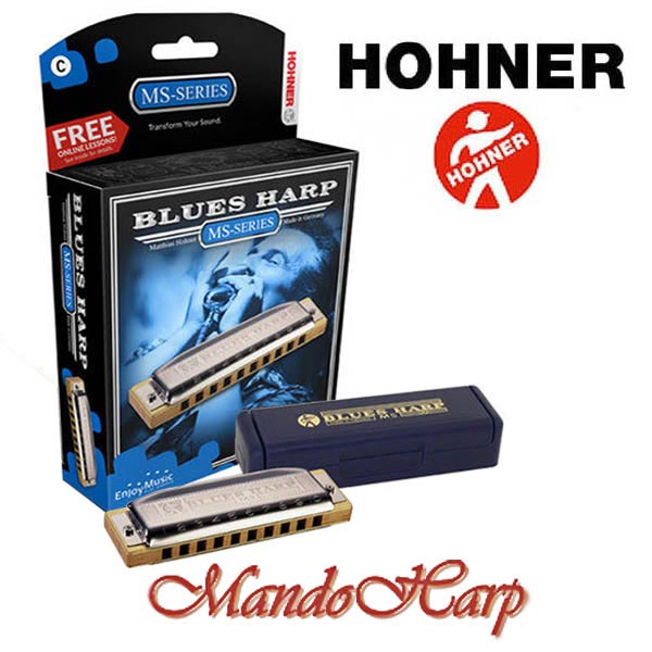 MandoHarp - Hohner Diatonic Harmonica - 533/20 Blues Harp MS