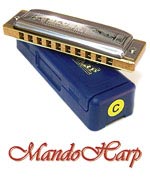 MandoHarp - Hohner Diatonic Harmonica - 533/20 Blues Harp MS