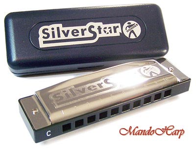MandoHarp - Hohner Diatonic Harmonica - 50401 Silver Star