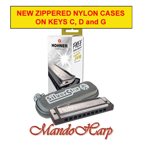 MandoHarp - Hohner Diatonic Harmonica - 50401 Silver Star