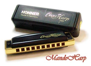 MandoHarp - Hohner Diatonic Harmonica - 565/20 Cross Harp MS