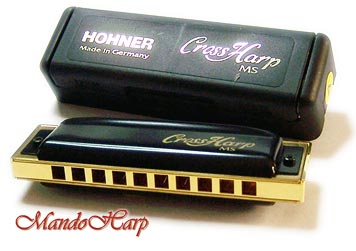 MandoHarp - Hohner Diatonic Harmonica - 565/20 Cross Harp MS