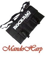 MandoHarp - Rockbag Harmonica Bag - RB10301B Gigbag for 6 Blues Harmonicas