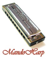 MandoHarp - Hohner Harmonica - 590/20 Big River Harp MS