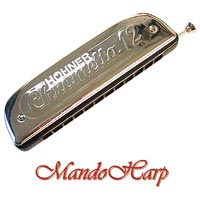 MandoHarp - Hohner Chromatic Harmonica - 255/48 Chrometta 12-hole