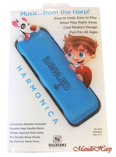 MandoHarp - Suzuki Harmonica Instruction Pack - AW-1 Airwave