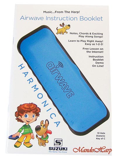 MandoHarp - Suzuki Harmonica Instruction Pack - AW-1 Airwave