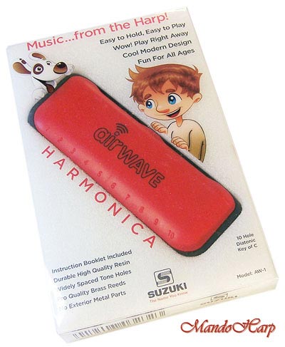 MandoHarp - Suzuki Harmonica Instruction Pack - AW-1 Airwave
