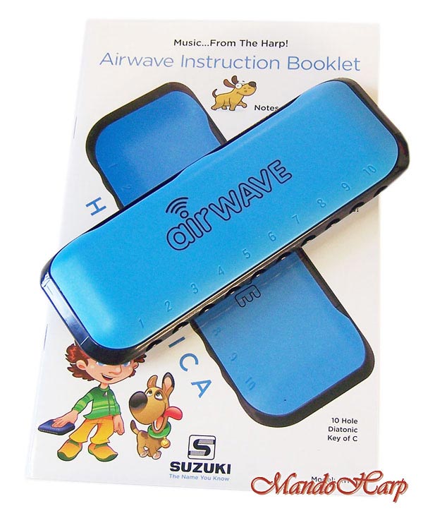 MandoHarp - Suzuki Harmonica Instruction Pack - AW-1 Airwave