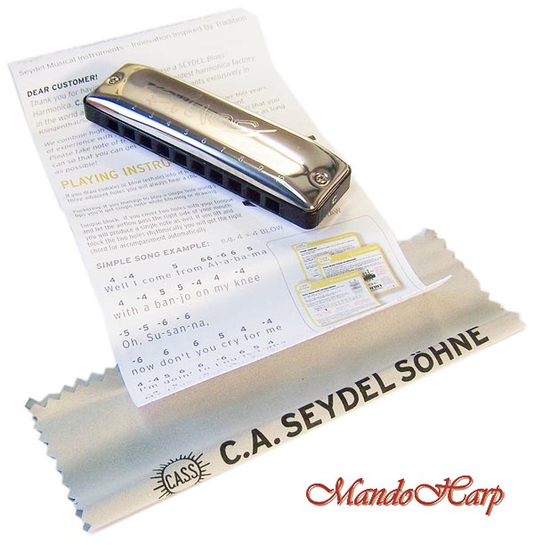 MandoHarp - Seydel Diatonic Harmonica - 10201 Blues Session