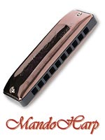 MandoHarp - Seydel Diatonic Harmonica - 10201_antiq Blues Session Antique