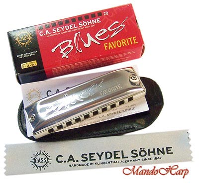 MandoHarp - Seydel Diatonic Harmonica - 15201 Blues Favorite