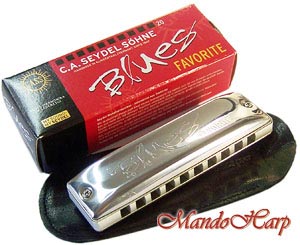 MandoHarp - Seydel Diatonic Harmonica - 15201 Blues Favorite