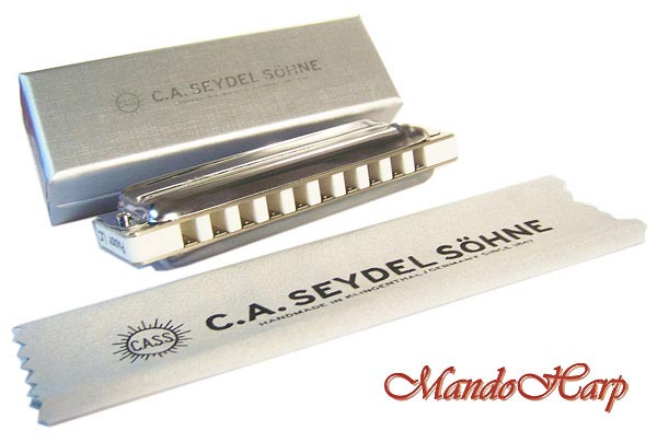MandoHarp - Seydel Diatonic Harmonica - 16301 1847 Silver
