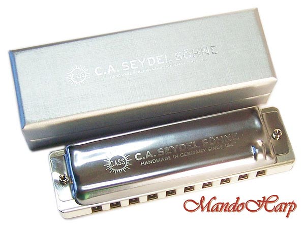 MandoHarp - Seydel Diatonic Harmonica - 16301 1847 Silver