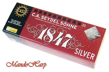 MandoHarp - Seydel Diatonic Harmonica - 16301 1847 Silver