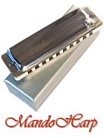 MandoHarp - Seydel Diatonic Harmonica - 16301 1847 Silver