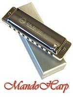 MandoHarp - Seydel Diatonic Harmonica - 16301 1847 Silver
