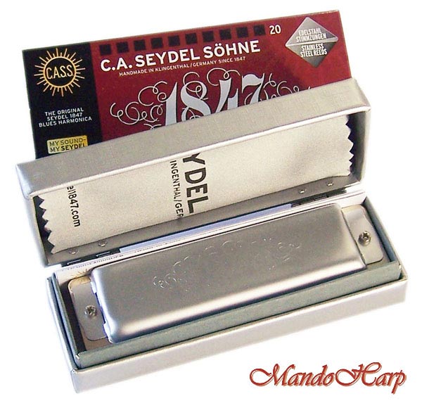 MandoHarp - Seydel Diatonic Harmonica - 16501 1847 Noble