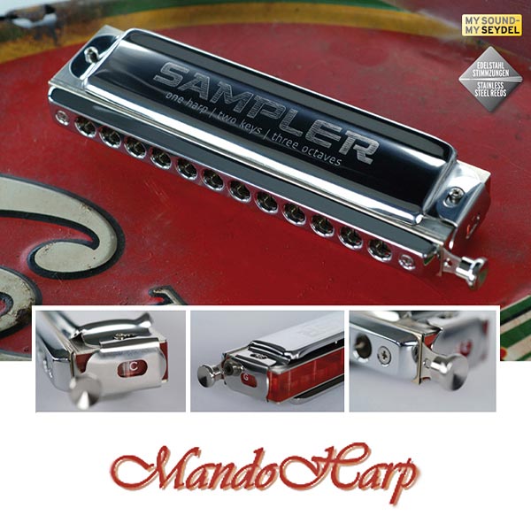 MandoHarp - Seydel Harmonica - 24480 Sampler Dual-Key Solo-Tuned