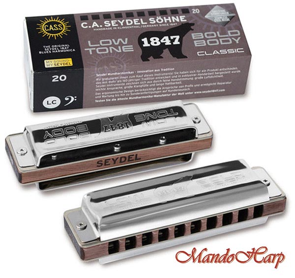 MandoHarp - Seydel Diatonic Harmonica - 16201Low 1847 Classic Low