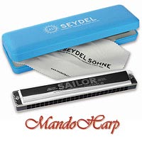MandoHarp - Seydel Tremolo Harmonica - 26480 Sailor Steel