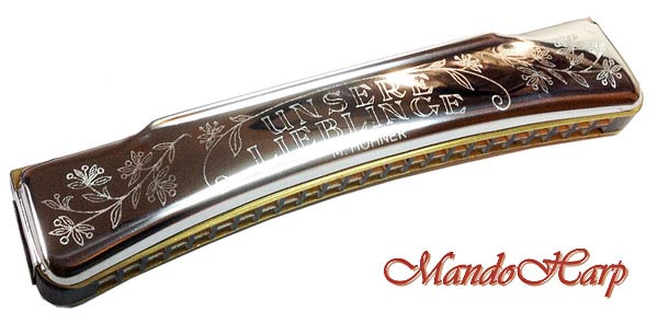 MandoHarp - Hohner Octave Harmonica - 7332/48/C Unsere Lieblinge