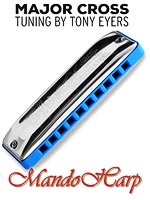 MandoHarp - Seydel Harmonica - 10315 Session Steel Major Cross
