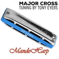 MandoHarp - Seydel Harmonica - 10315 Session Steel Major Cross