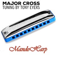 MandoHarp - Seydel Harmonica - 10315 Session Steel Major Cross