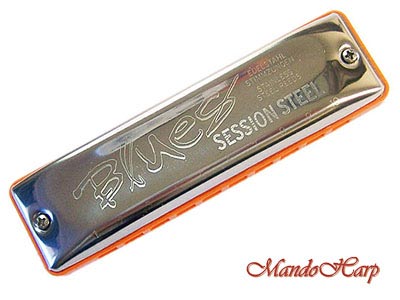 MandoHarp - Seydel Harmonicas - 10319 Blues Session Steel 9 Harmonica Set