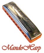 MandoHarp - Seydel Harmonicas - 10319 Blues Session Steel 9 Harmonica Set