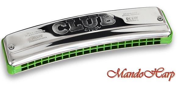 MandoHarp - Seydel Octave Harmonica - 31400 Club Steel