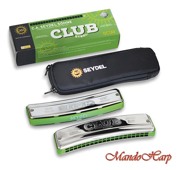 MandoHarp - Seydel Octave Harmonica - 31400 Club Steel