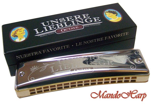 MandoHarp - Hohner Octave Harmonica - 6195/32/C Unsere Lieblinge