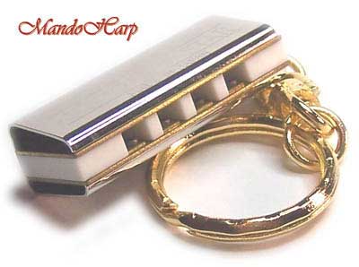 MandoHarp - Miniature Harmonica with Neck Chain