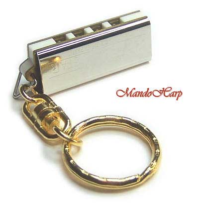 MandoHarp - Miniature Harmonica with Neck Chain