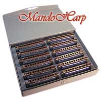 MandoHarp - Suzuki Harmonicas - 1072-S Folkmaster Box Set