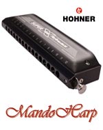 MandoHarp - Hohner Chromatic Harmonica - 758601 'New' Super 64X