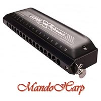 MandoHarp - Hohner Chromatic Harmonica - 758601 'New' Super 64X