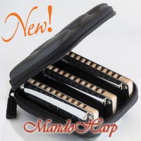 MandoHarp - Suzuki Harmonicas - M-20-MP Manji 3-Key Set